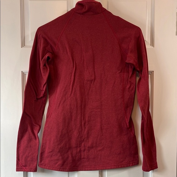 Patagonia Red Base Layer Capilene Quarter Zip Lightweight Sweatshirt - Size S - Picture 7 of 12
